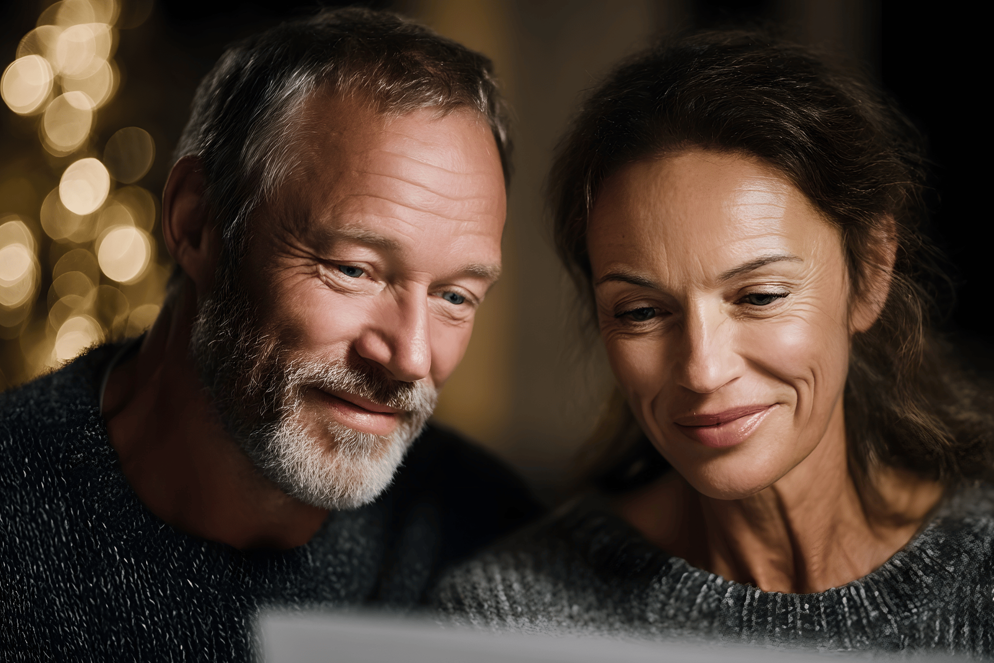couple looking at something 2