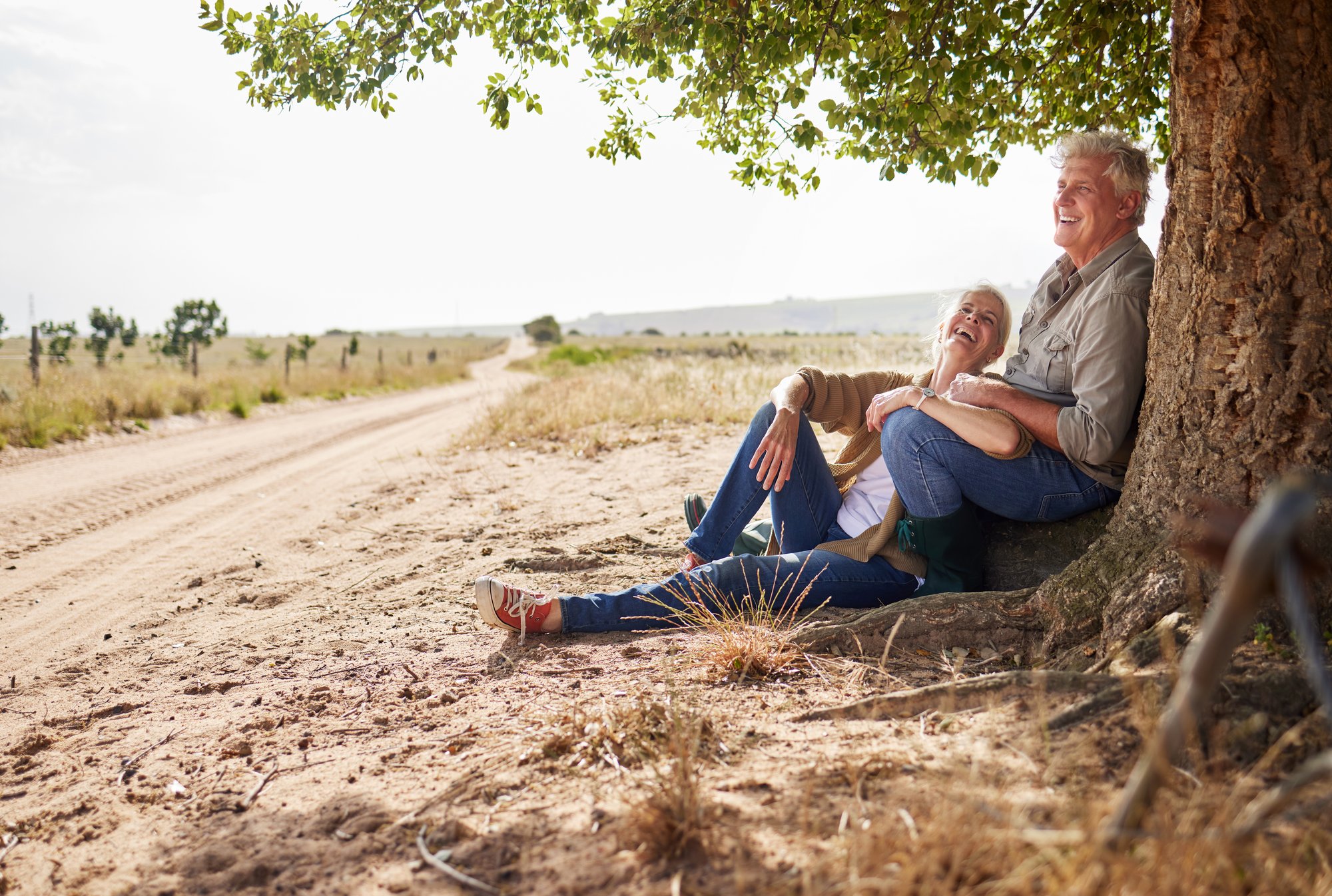 couple on the farm