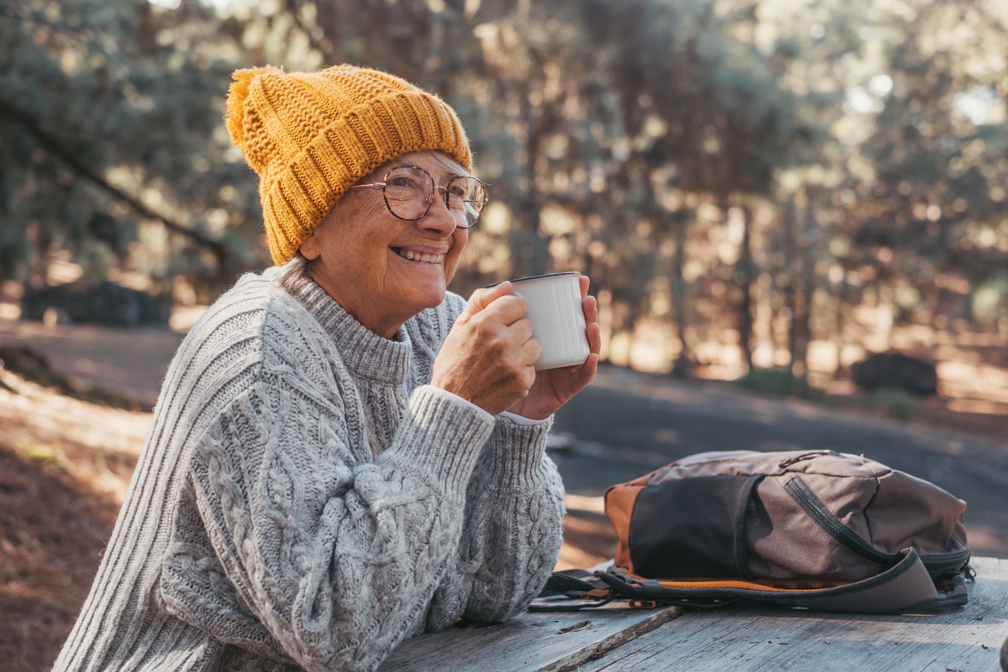 lady drinking coffee-1