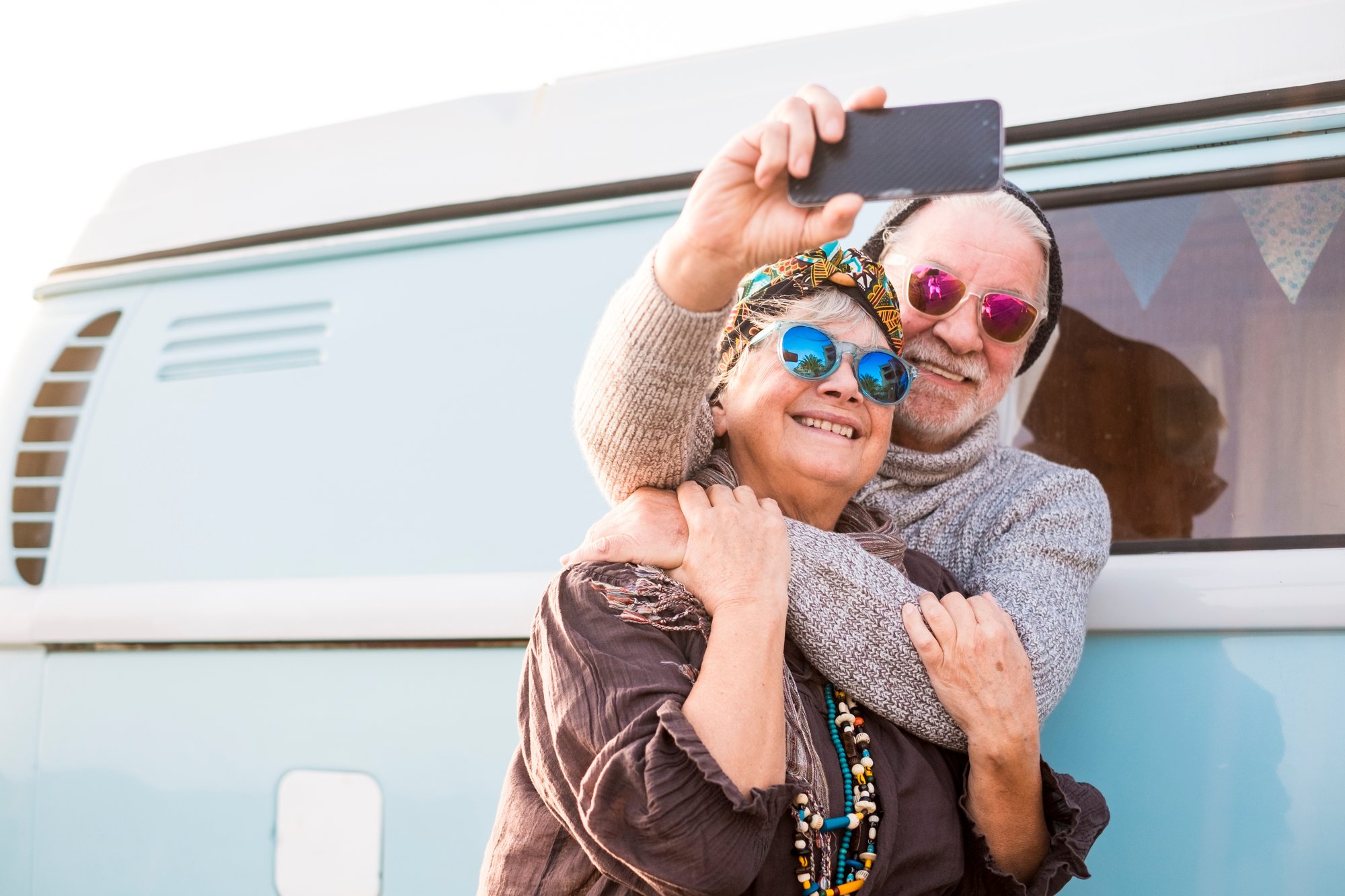 retired couple van - retirement page
